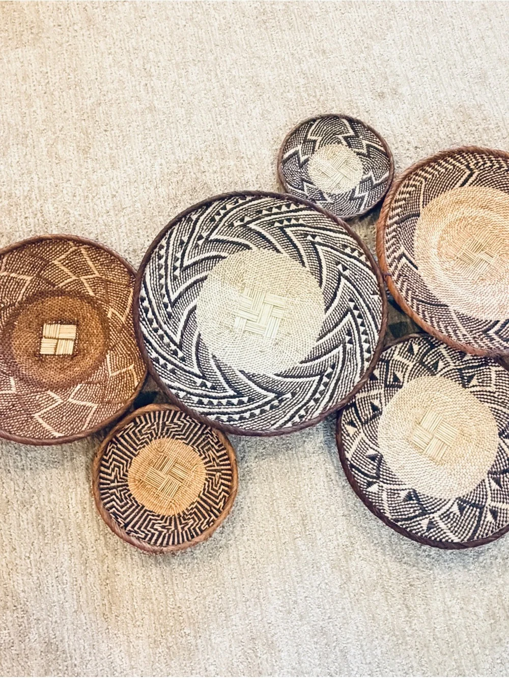 NEW Africa Woven Basket. Made by the Binga people of Zambia/Zimbabwe